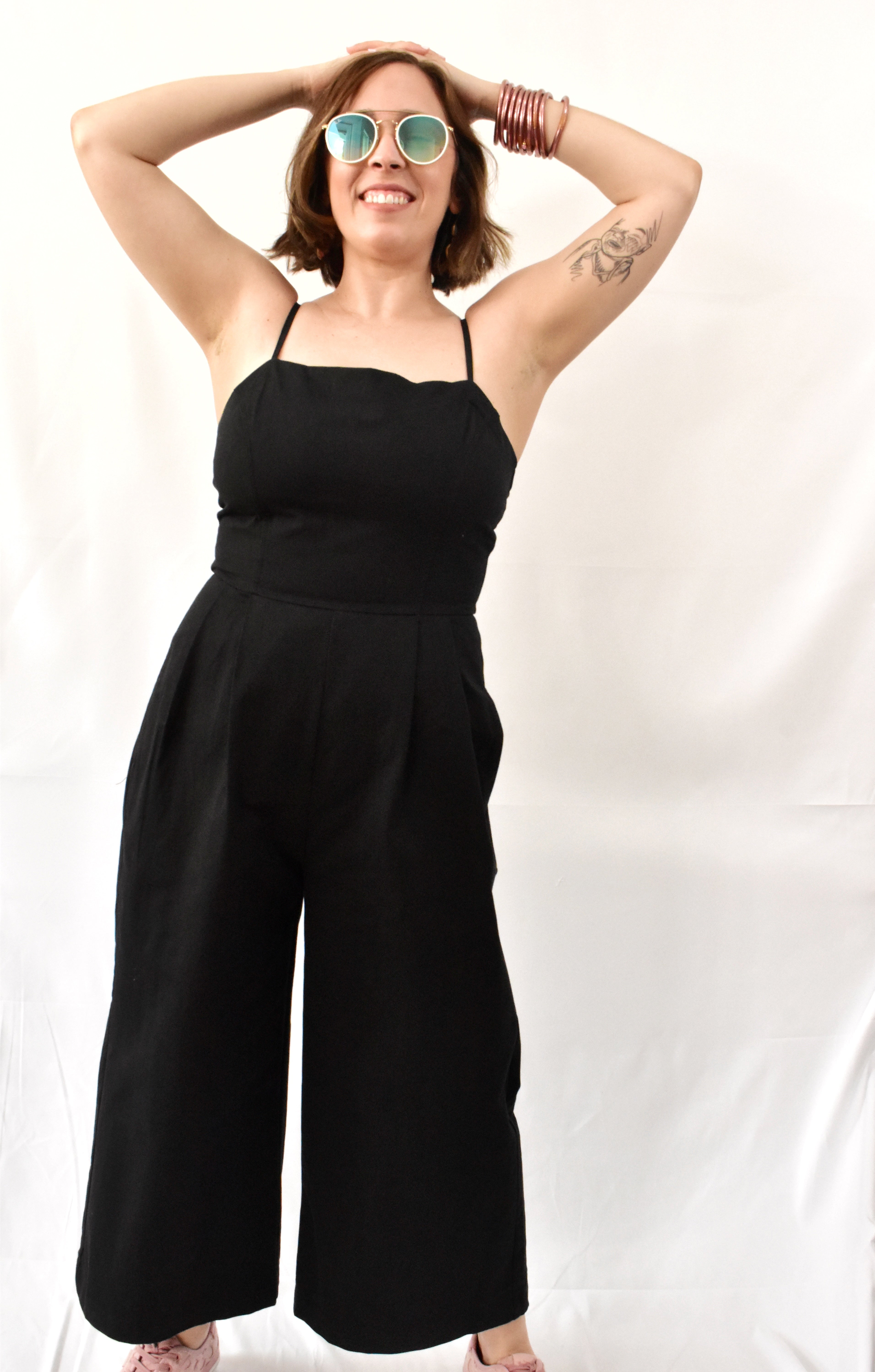 Black Jumpsuit Soft Washed