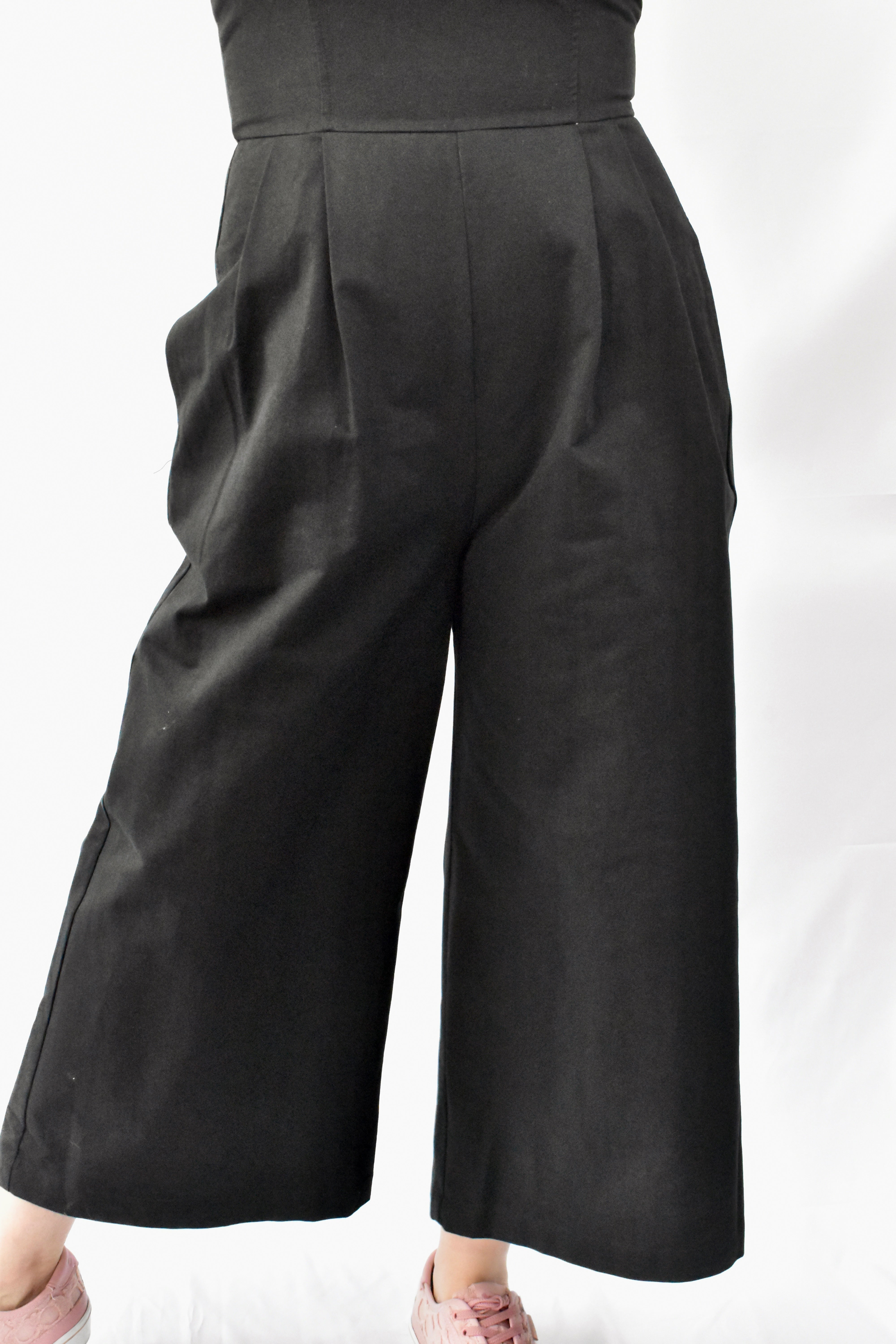 Black Jumpsuit Soft Washed