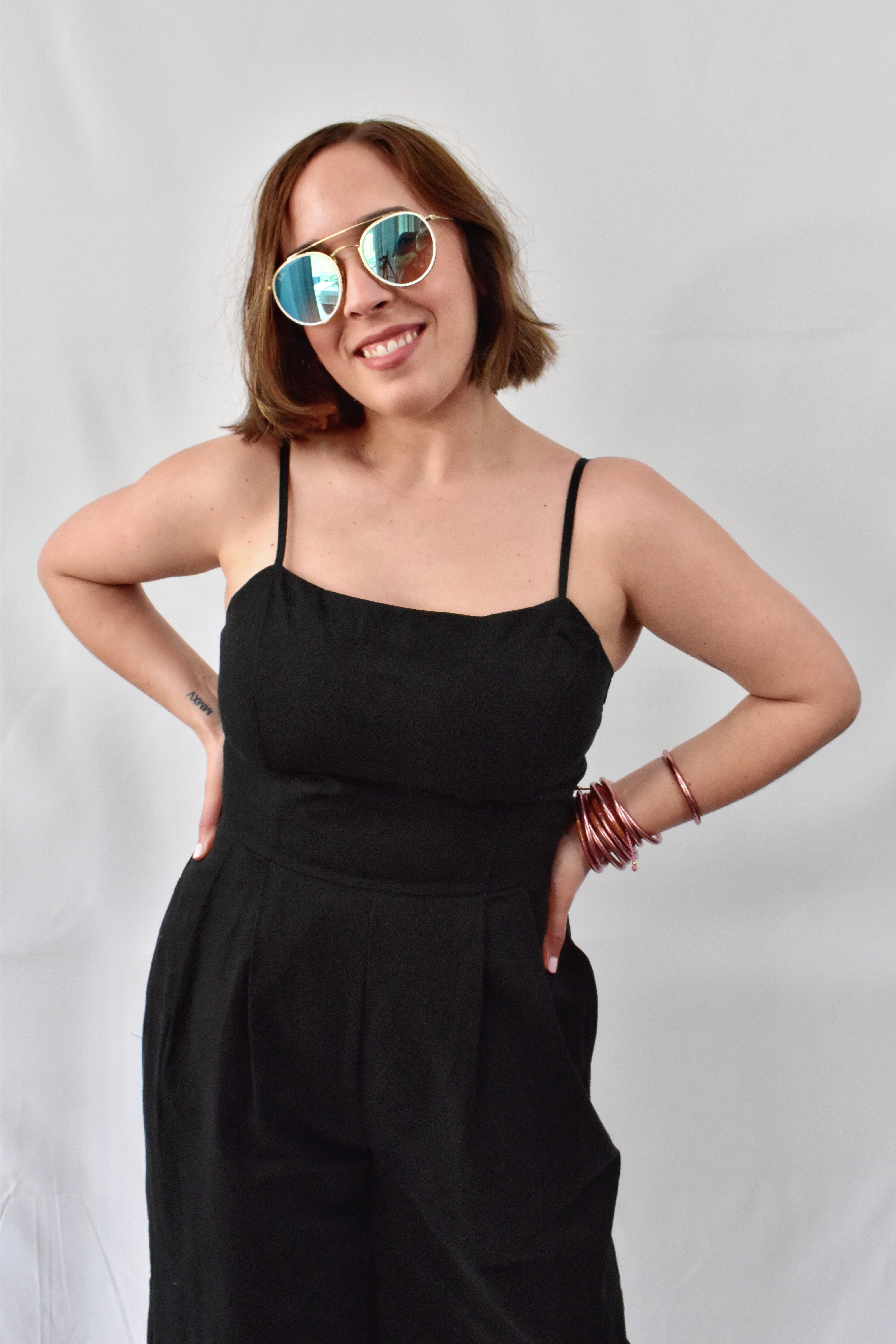 Black Jumpsuit Soft Washed