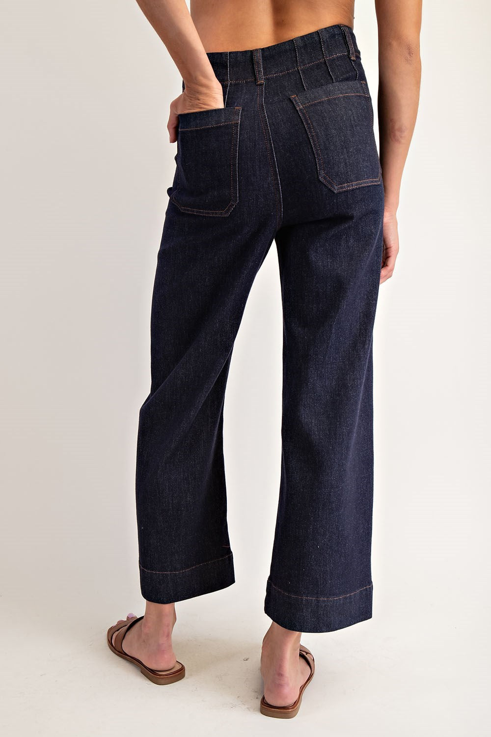Sofia Everyday Straight Dark Denim Jeans