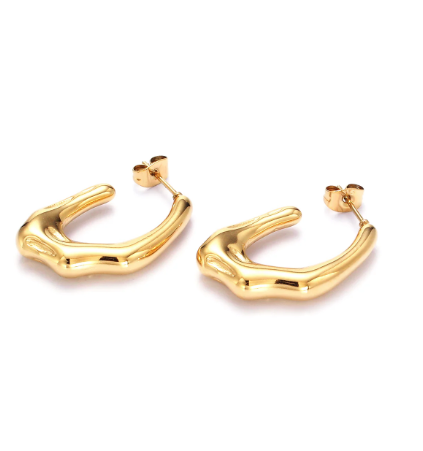 Juno Abstract Hoops Gold
