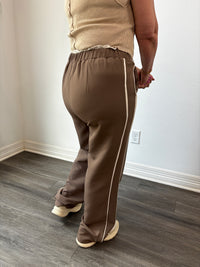 Amy Side Stripe Slacks Coco