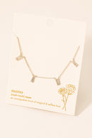 Elara Mama Station Necklace Silver