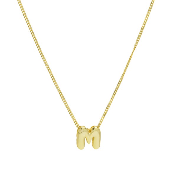 Mini Bubble Initial Necklace