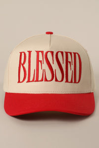 Grace Blessed Baseball Cap - Red
