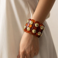 Tina Color-Block Bracelet - Tortoise