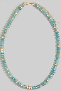Clara Semi-Precious Stone Necklace - Turquoise