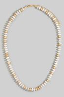 Clara Semi-Precious Stone Necklace - White