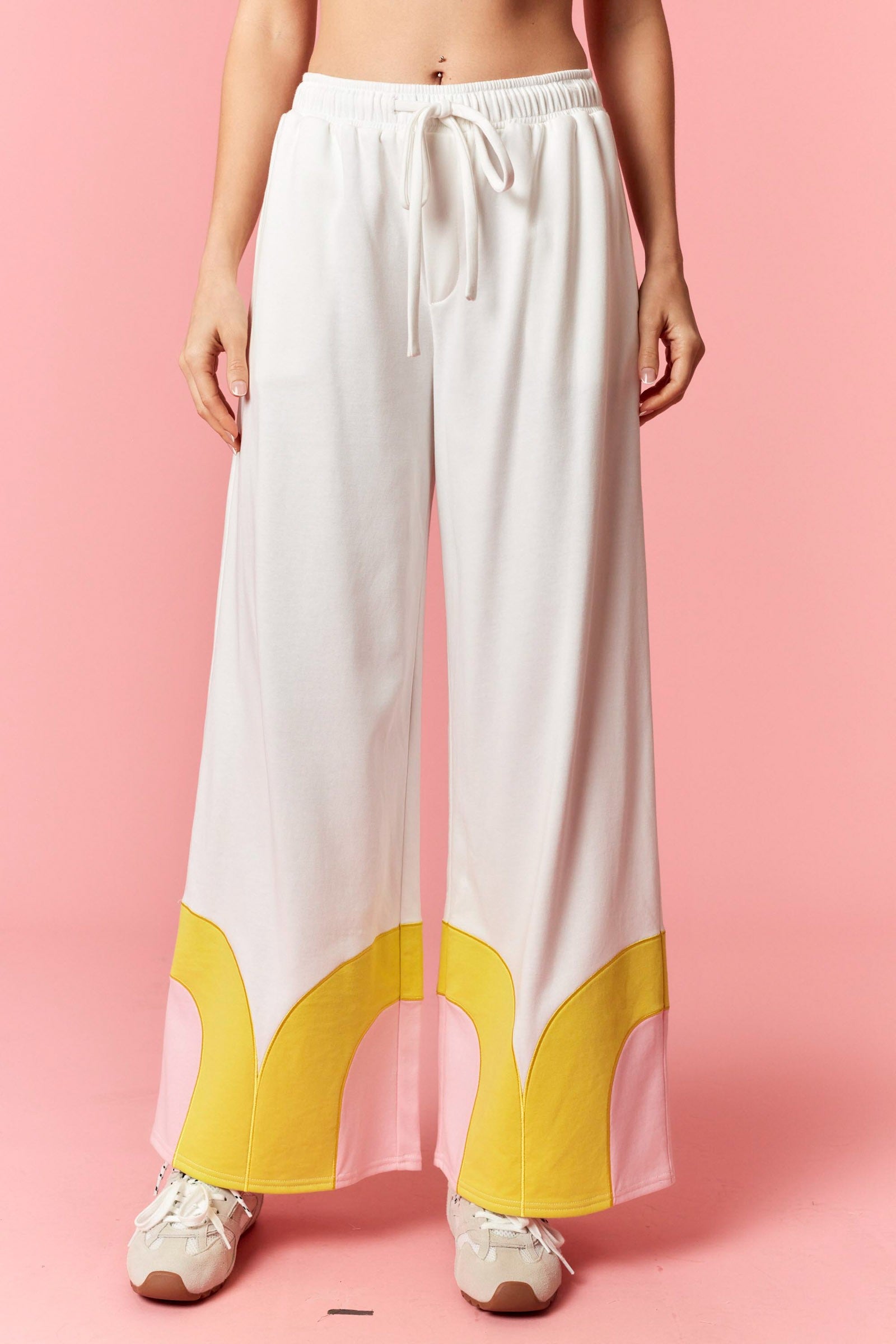 Ava Color Block Track Pants