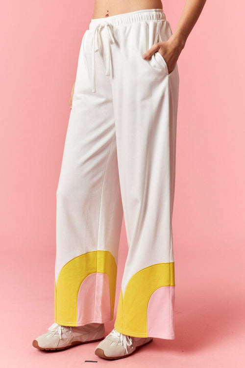 Ava Color Block Track Pants