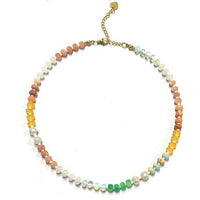 Kiara Natural Stone Necklace - Clear