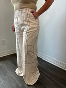 Blair Abstract Lines Wide Leg Pants