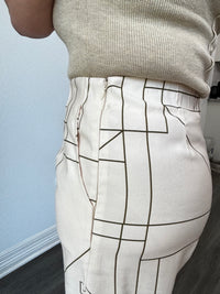 Blair Abstract Lines Wide Leg Pants