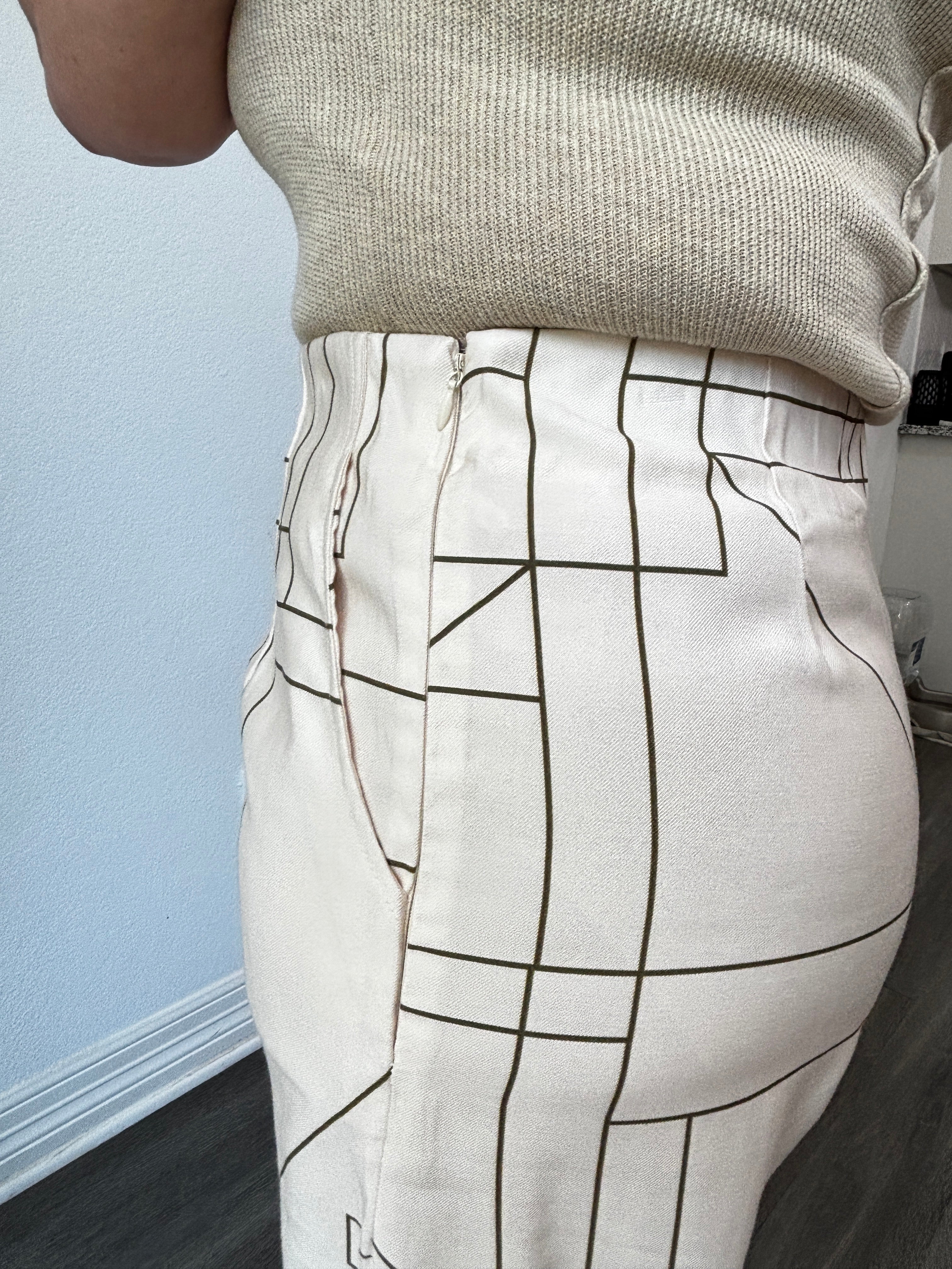 Blair Abstract Lines Wide Leg Pants