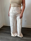 Blair Abstract Lines Wide Leg Pants