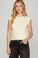 Karla Drop Shoulder Boat Neck Sweater Oatmeal