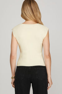 Karla Drop Shoulder Boat Neck Sweater Oatmeal