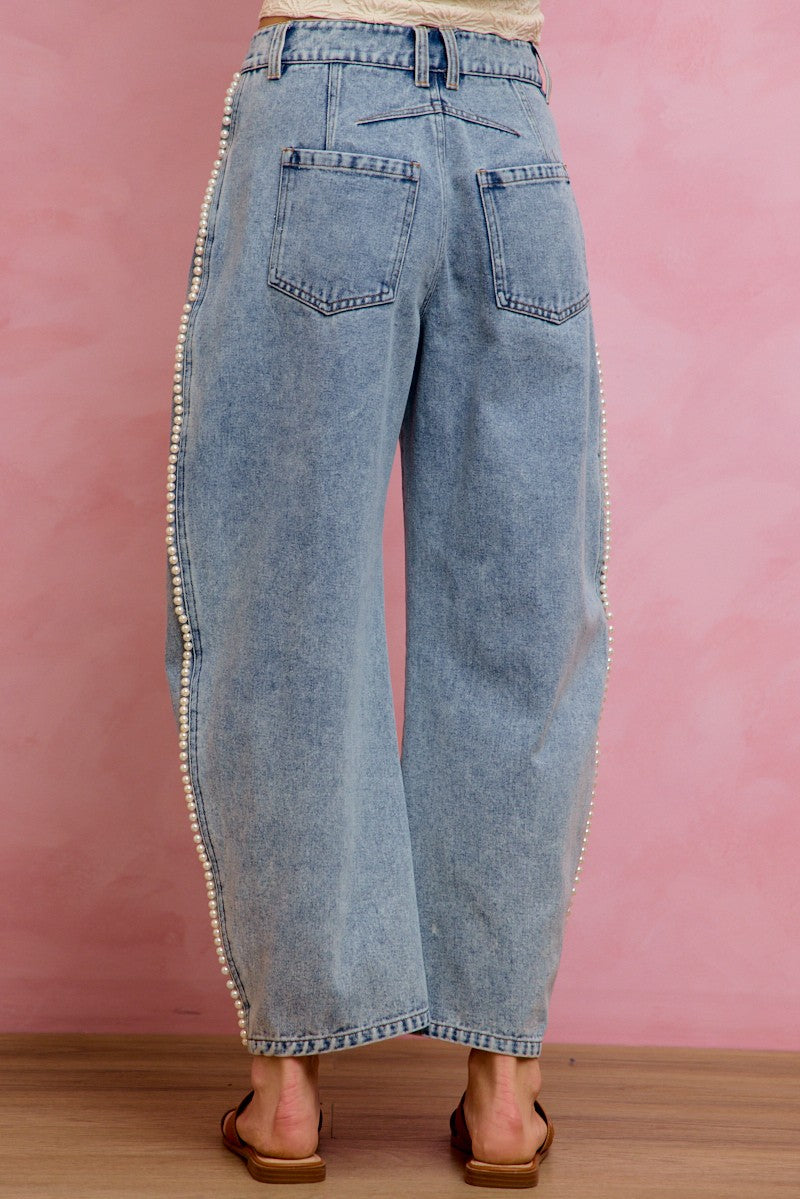 Gemma Pearl Boyfriend Denim