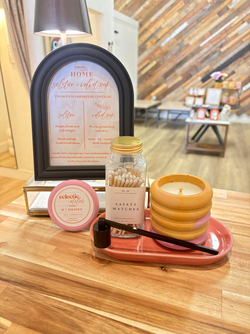 Eclectic Atelier HOME Candle + Matches Bundle