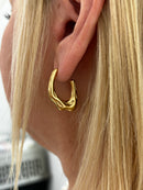 Juno Abstract Hoops Gold
