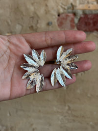 Carla Stud Earrings Silver-Plated