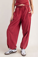 Lizzie Solid Jogger Sweatpants Winterberry