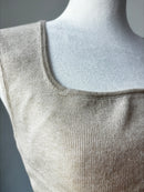 Square Neck Oatmeal Tank