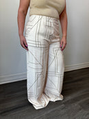 Blair Abstract Lines Wide Leg Pants