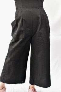 Black Jumpsuit Soft Washed