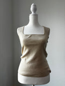 Square Neck Oatmeal Tank