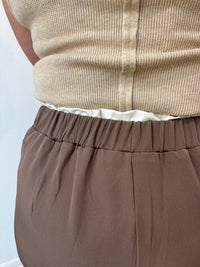 Amy Side Stripe Slacks Coco