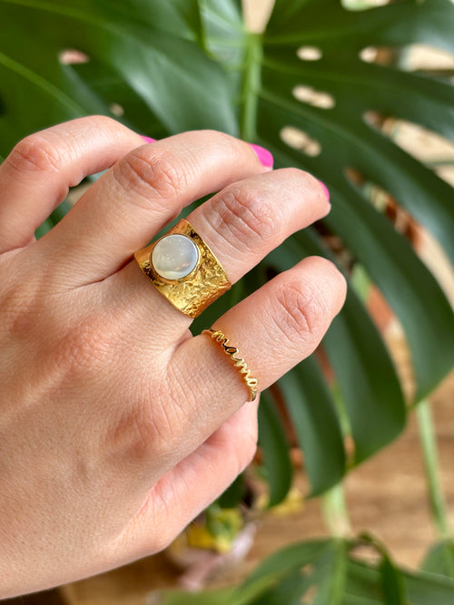 Mama Adjustable Ring Gold