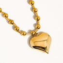 Gia Heart Necklace - Gold