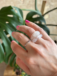 Mama Adjustable Ring Silver