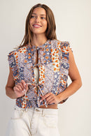 Marigold Patchwork Vest
