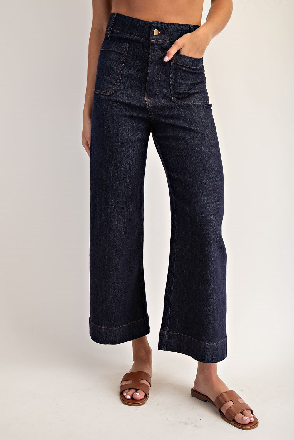 Sofia Everyday Straight Dark Denim Jeans