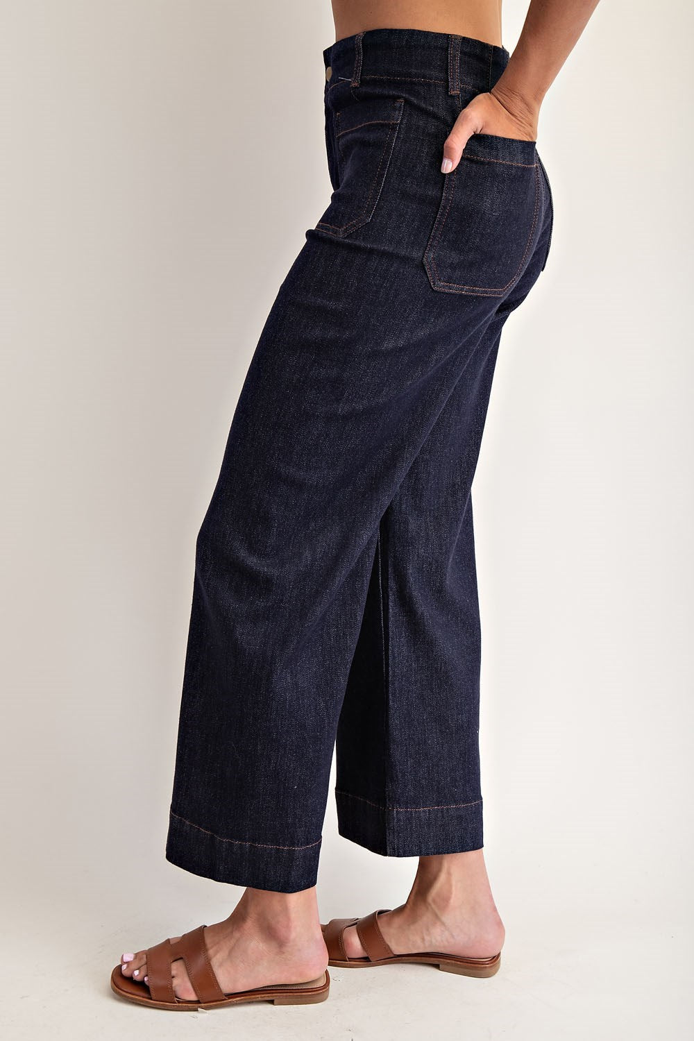 Sofia Everyday Straight Dark Denim Jeans