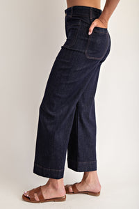 Sofia Everyday Straight Dark Denim Jeans