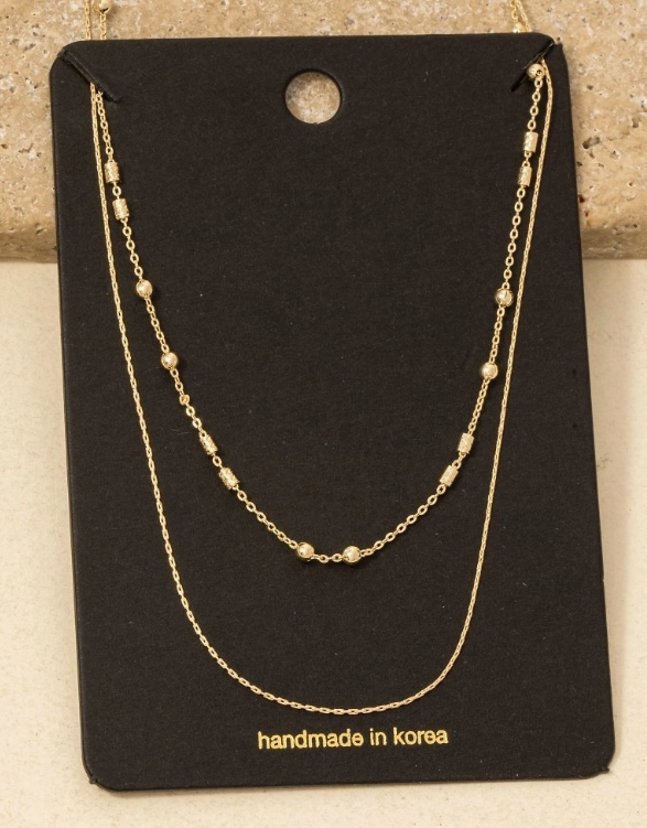 Ophelia Layered Necklace - Gold