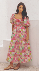 Amara Floral Midi Dress