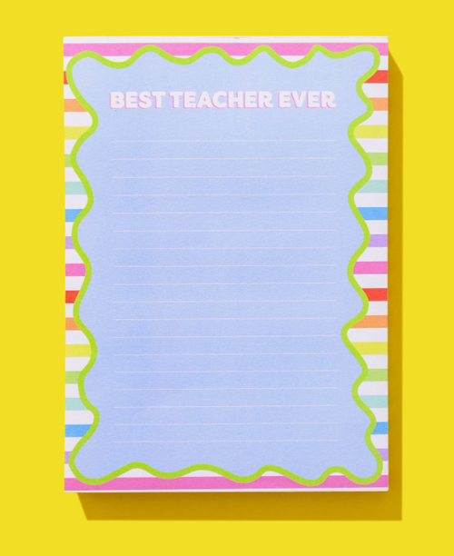 Rae “Best Teacher Ever” Notepad
