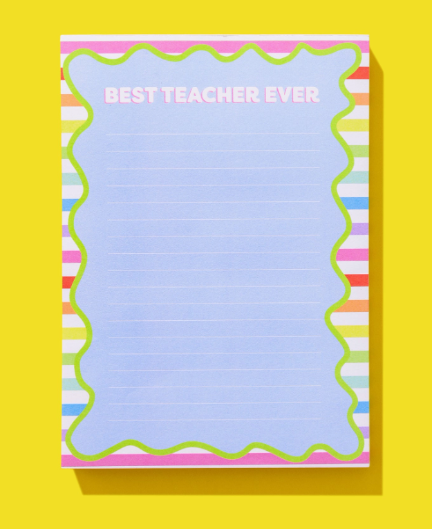 Rae “Best Teacher Ever” Notepad