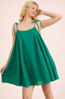 Sienna Breeze Mini Dress - Seafoam