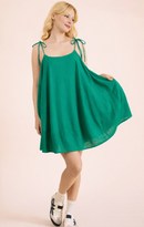 Sienna Breeze Mini Dress - Seafoam