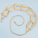 Mila Hammered Link Belt - Gold