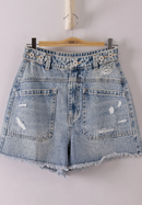 Ada Denim Shorts - Indigo