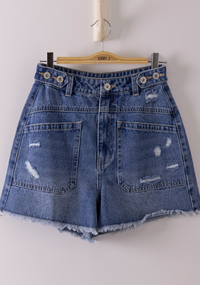 Ada Denim Shorts - Indigo