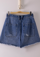Ada Denim Shorts - Indigo