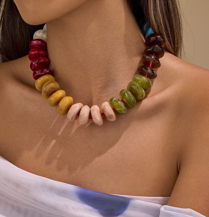 Marisol Multicolor Beaded Necklace