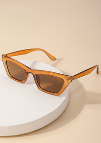 Kay Cat Eye Sunglasses - Light Brown